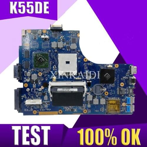 XinKaidi For Asus K55DR K55DE Motherboard with HD7520G Discrete Video Card
