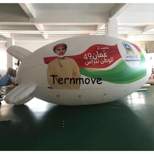 Inflatable airship exhibition Advertising Balloons,Long Inflatable Zeppelin Inflatable Airship Inflatable Advertising Blimp