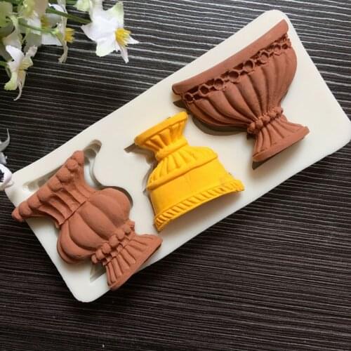 New old pot silicone mold Fondant cake decorating tool Chocolate candy baking mold Good use of popular kitchen gadgets