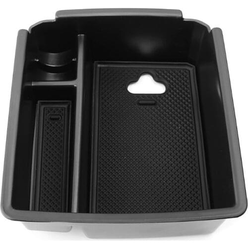 Car Center Console Organizer Tray Armrest Storage Box For Tiguan MK2 2016 2017 2018 Wholesale