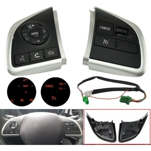 Audio Volume Cruise Control Switch Steering Wheel Button For Mitsubishi Mirage ASX Outlander clipse Cross Xpander L200