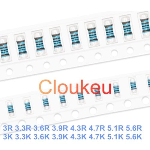 Precision Resistance CSR 0204 1206 0207 1% 3R 3.3R 3.6R 3.9R 4.3R 4.7R 5.1R 5.6R 3K 3.3K 3.6K 3.9K 4.3K 4.7K 5.1K 5.6K