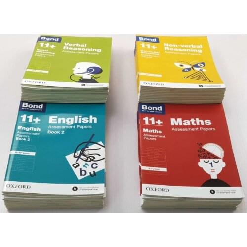 42 Books Bond 11+ English Maths Verbal Reasoning Non-Reasoning Assessment Papers Books For 5-12 Years Old kids Textbook