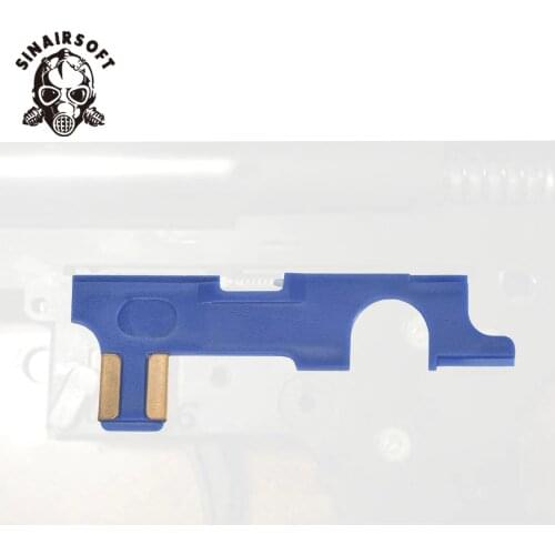 Reinforcement Plastic Anti-Heat Blue Selector Plate Fit Ver.2 Gearbox AEG Airsoft M4 M16 For Paintball Hunting Accessories