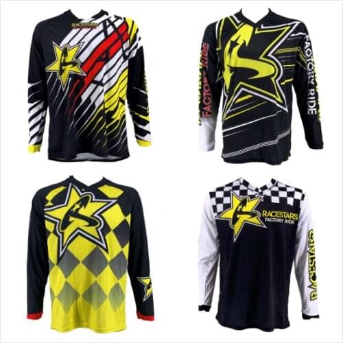 RACESTARS 2020 Moto Jerseys Motorcycles Maillot Ciclismo Downhill GP Mountain Bike Motocross Jersey XC DH MTB BMX Cycling Shirts