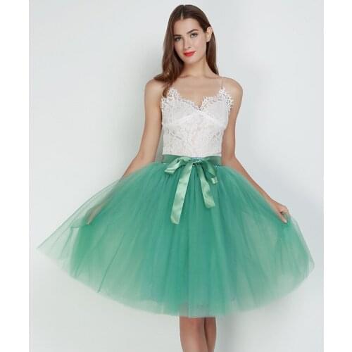 Womens Summer Knee Length Trend Girls Short Skirt New Fashion Prom Ballet Mesh Skirt Lovely Pure Color Princess 2020 New