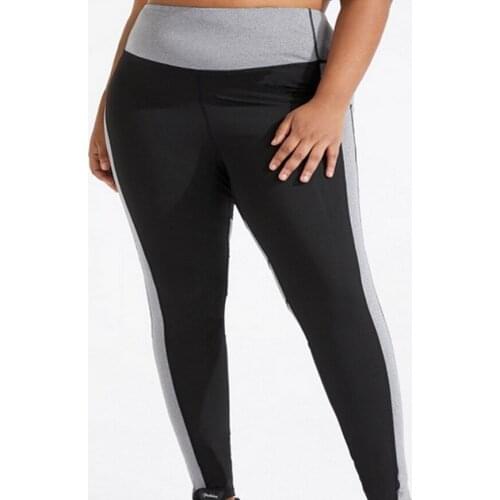 Plus Size Fitness Sport Leggings Women Workout Yoga Tights Female Seamless Quick Dry Breathable Running Pants