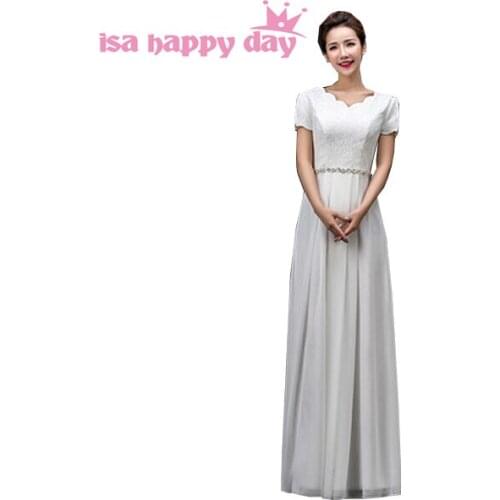 New arrivals 2020 women elegant simple plus size womans blue and white graduation dresse party dresses a-line dress H3118