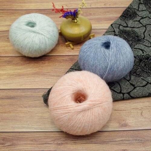 50g/Ball High Quality Baby Cotton Cashmere Yarn For Crochet Worsted Wool Thread Hand Knitting Eco-Dyed Needlework