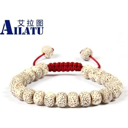 7x10mm Xingyue Bodhi Seed Beads Unisex Yoga Meditation Cz Macrame Bracelet Buddhist Religious Jewelry Drop Shipping On Sale