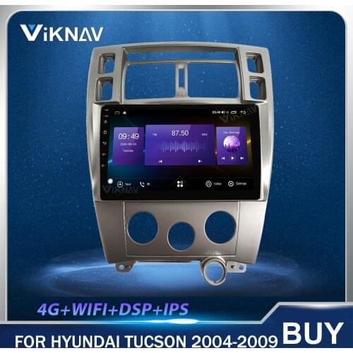 128G Car Radio GPS Navigation For Hyundai Tucson 2004 2005 2006 2007 2008 2009 Car Stereo Multimedia Player Head Unit Android