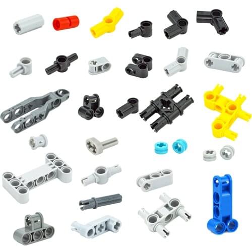 DIY Technical Parts Axle Pin Connectors Building Blocks 32034 32015 32014 2853 3713 57515 14720 87082 MOC Bricks Educational Toy