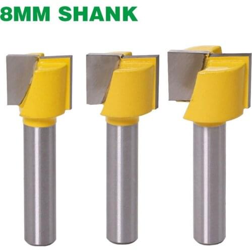 1pc 8mm Cleaning bottom knife Engraving Bit solid carbide router bit Woodworking Tools CNC milling cutter endmill for wood