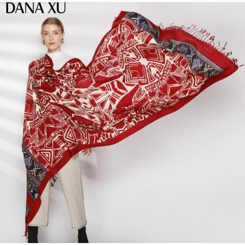 Fashion Winter Scarf For Women Scarf Cashmere Warm Plaid Pashmina Scarf Luxury Brand Blanket Wraps Female Scarves And Shawls