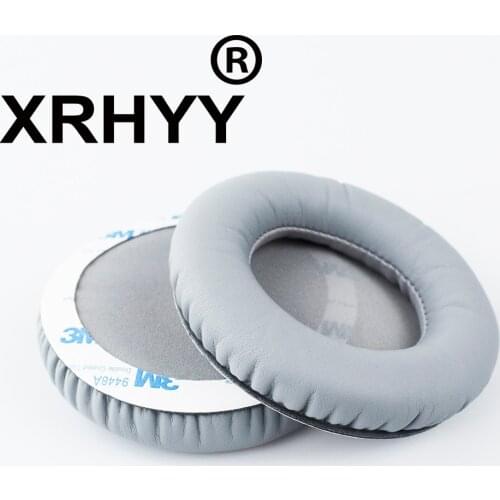 Grey Pair of Replacement Earpad Ear Pad Cushion for SteelSeries Siberia V1 V2 V3 Full-Size Gaming Headset