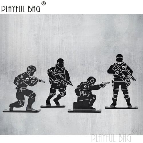 PB Playful bag Humanoid Target CS Game target Outdoor Sport Training Equipment CS Toy Accessories Soldier shape design QD43S