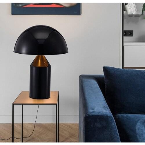 Postmodern Mushroom Table Light Bedroom Study Table Lamp Nordic Personality Creative Mushroom Reading Lamp Indoor Lamp