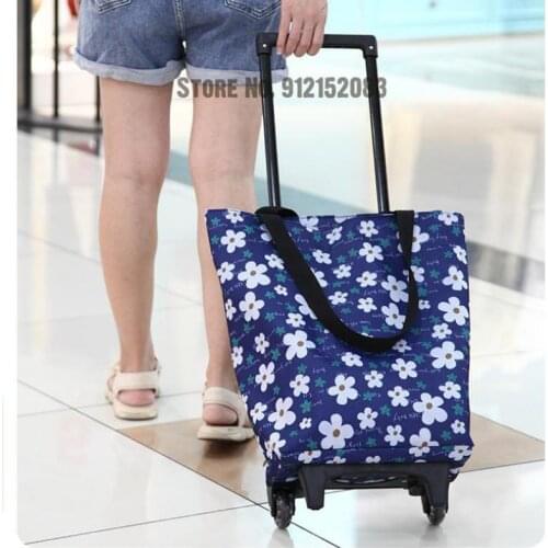 Grocery Cart, Small Cart, Shopping Cart, Trolley Cart, Household Artifact, Supermarket Trolley Cart, Trailer, Folding Portable S