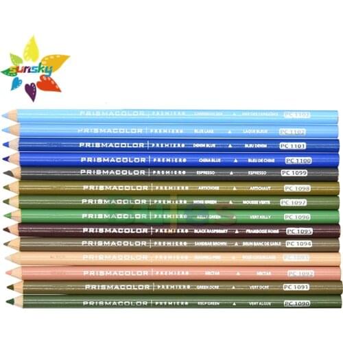 Sanford Prismacolor Secret Garden Oil colored pencil PC1090-1103 Supplementary Rich in color Soft big core pencil art supplies