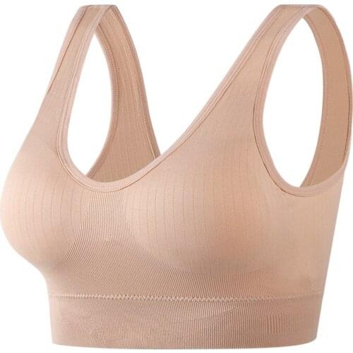 Sexy Big Women Sport Bras Intimates Push Up Lace Lingerie Crop Top High Elasticity Fitness Intimates Big Cups Gym Tank Top