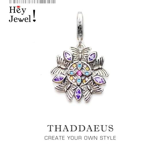 Charm pendant Amulet Kaleidoscope 2020 Europe Exotically Beautiful Jewelry Magic Luky Gift In 925 Sterling Silver Fit Bracelet