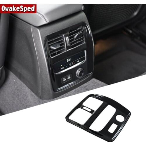 Car Styling Rear Air Conditioner Vent Frame Cover Trim For BMW 3 Series G20 2018-2020 Stainless Steel Interior Accessories