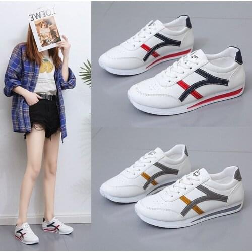 Harajuku Classics Platform Shoes Women Fashion Sneakers Woman White Shoes Quality PU Student Skateboard Comfortable Casual Shoes