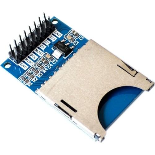1PCS SD Card Module Slot Socket Reader ARM MCU 16 Pins for Arduin