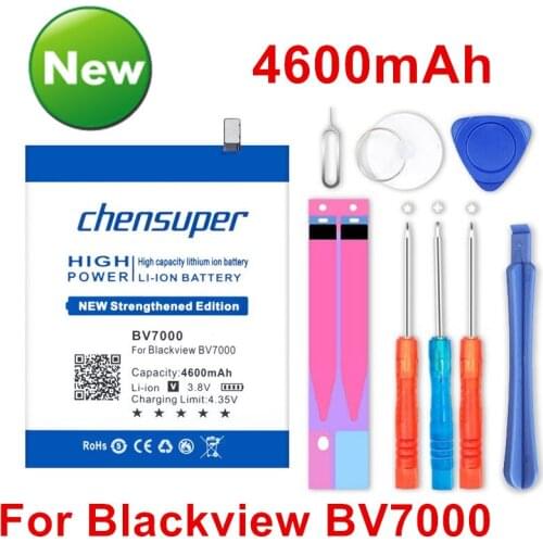 2pcs/chensuper Top Brand 100% New 4600mAh Battery for Blackview BV7000 BV7000 Pro within tracking