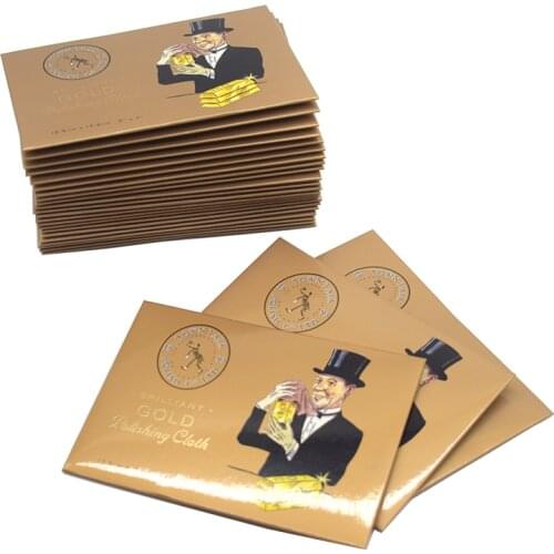 5PCS Jewelry Cleaning Polishing Cloth Buckskin Velvet Sterling Silver Gold Cleaning ANTI-TARNISH Cleaner