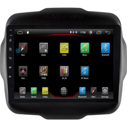 Android 10 2.5D car dvd For JEEP Renegade Radio 2016-2019 multimedia GPS Radio stereo gps navigation map camera