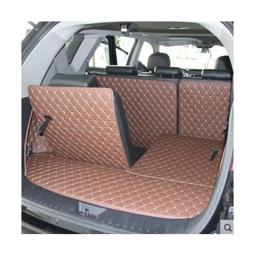 Car Travel Special trunk mats for Hyundai Grand Santa fe 7 seats -2013 durable boot carpets for Grand Santafe 6 eats