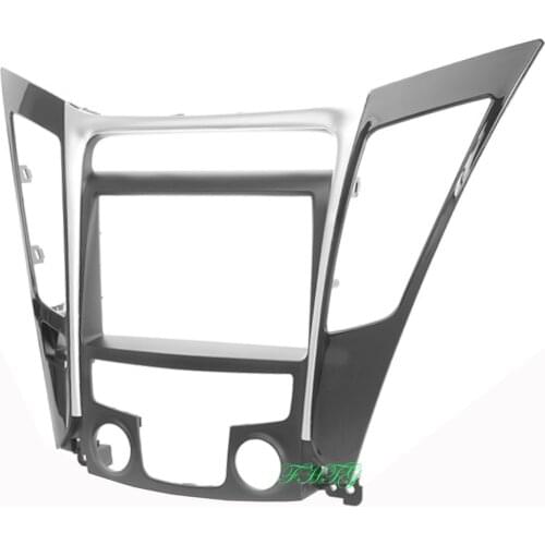 Car Radio Fascia,Dash Kit is suitable for 2010 HYUNDAI SONATA YF(LOW-END, UNIVERSAL),Double Din Car Audio Frame