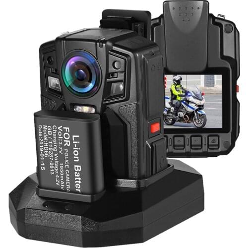 Boblov HD66-02 Police Camera 64GB Remote Control Ambarella A7 Security Guard 1296P Night Vision Body Camera For Law Enforcement