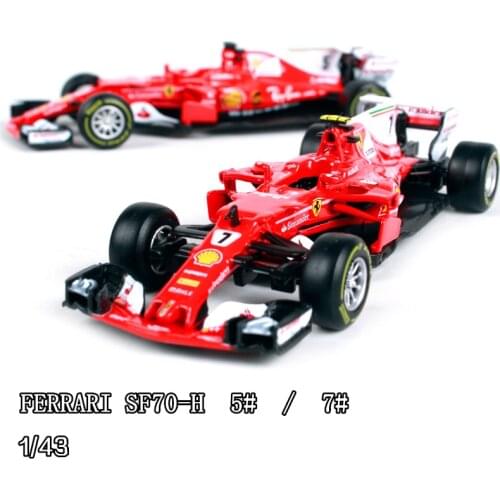 Burago 1:43 Ferrari SF70 5 7 Alloy F1 car model die-casting model car simulation car decoration collection gift toy