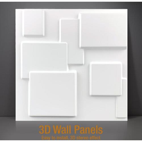 30x30cm 3D tile panel mold plaster wall 3D wall stickers living room wallpaper mural Waterproof 3D Wall sticker Bathroom Kitchen