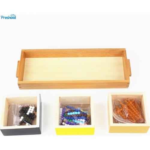 Baby Toy Montessori Multiplication Snake Game Beads Math Early Childhood Education Preschool Training Learning Toys