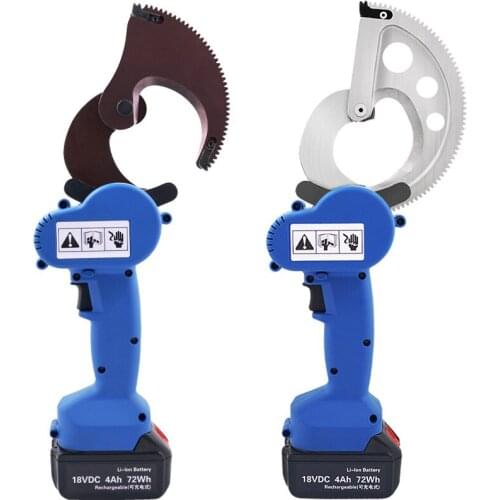 Electric ratchet cable cutter, industrial wire cutter, steel strand armored copper core cable cutter, electrician