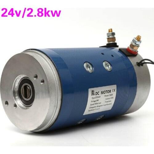 24V 2.8KW electric vehicle, dump truck, muck truck, power unit tail plate DC motor