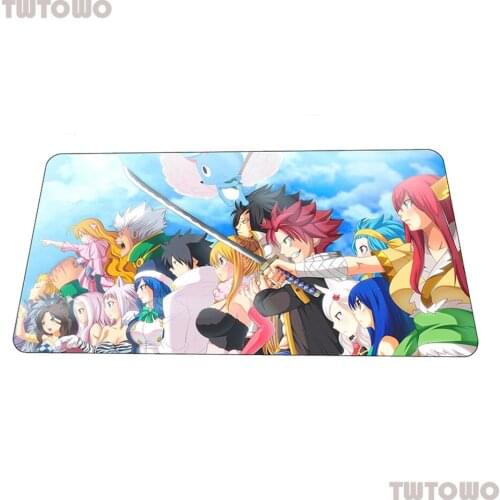 Fairy Tail Mousepad Gamer Customized 900x400x2mm Gaming Mouse Pad Large Personality Notebook Pc Laptop Padmouse Ergonomic Mat