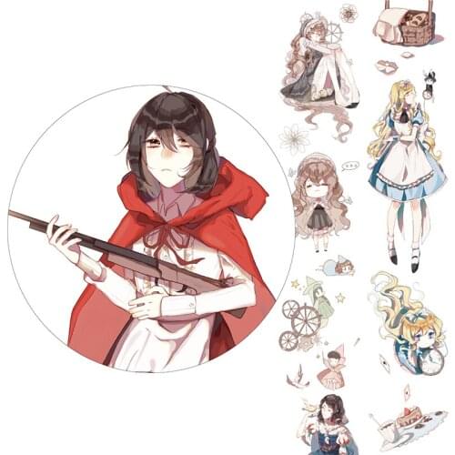 Flute Magpie Tape Special Modern Fairy Tale Girl Tape Sticking