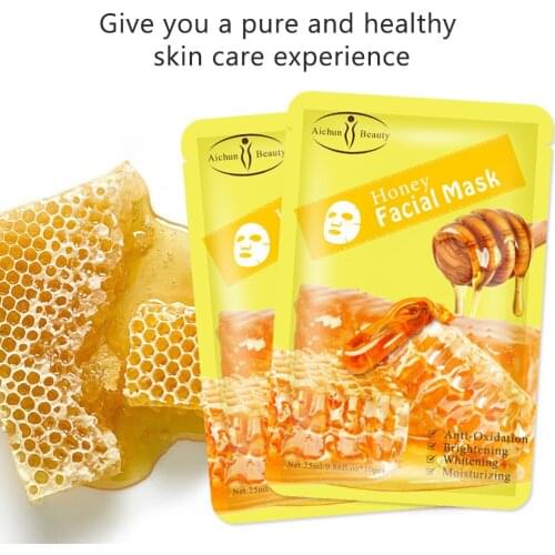 Honey Facial mask korea Whitening face masks for the face Oil-control face mask for acne face masks wrinkle moisturiz skin care
