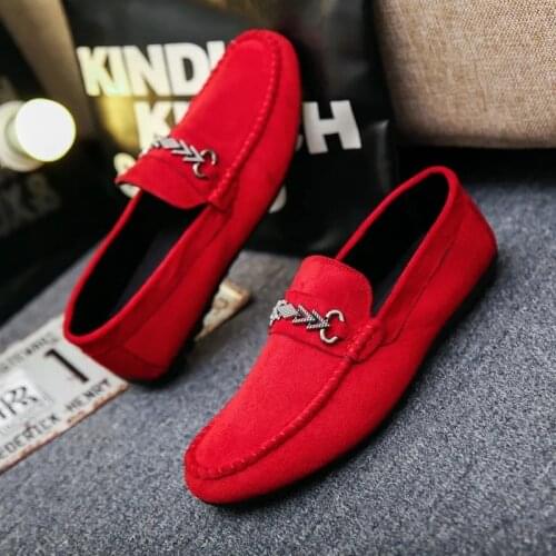 Summer New Fashion Brand Breathable Loafers Mens Leather Comfortable Casual Shoes Lightweight Non-Slip Driving Shoes Moccasin