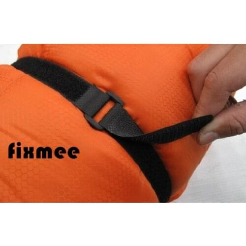 Fixmee 20 PCS 2X 45CM 17" Black Hook and Loop Reusable Fastening Wrap Strap cable ties Organizer with Plastic Buckle End