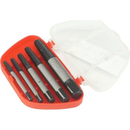 Set 3-18mm G1/8-3/4 Steel Broken Speed Out Damaged Screw Extractor Drill Bit Guide Set Broken Bolt Remover
