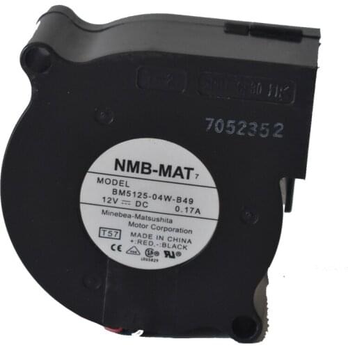 NMB BM5125-04W-B49/40 12V 0.17A 50x50x25mm blower 5cm 5025 industrial blower for Humidifier server cooling fan 2PIN
