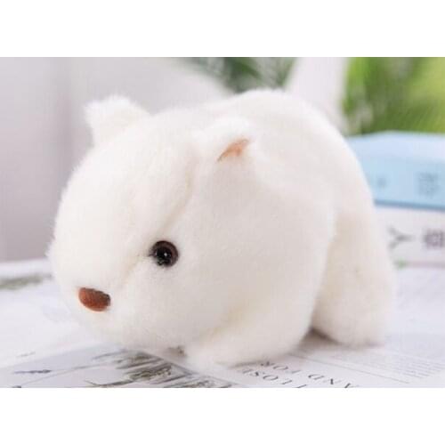 New toy white Domesticated Guinea Pig plush toy soft doll baby toy birthday gift b1720