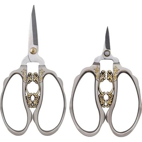 LMDZ 1pcs European Retro Tailor Scissors Fabric Craft Tool Retro Sewing Cross Stitch Antique Vintage For Handicraft DIY Sewing