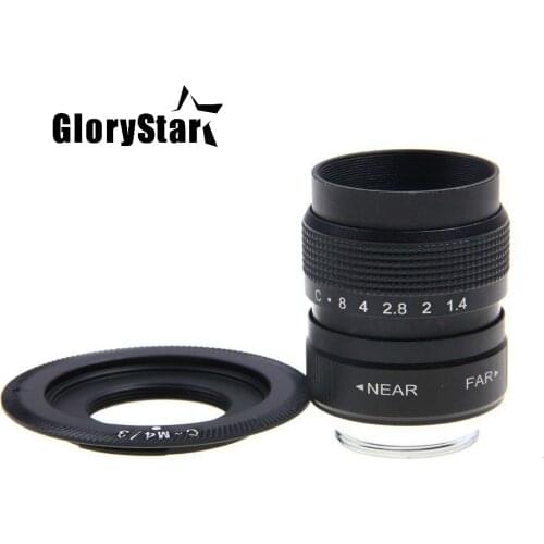 GloryStar 25mm f/1.4 C Mount CCTV f1.4 Lens for Panasonic GF1 GF2 GF3 GF5 GF6 GX1 G1 G2 G3 G5 GH1 GH2 GH3