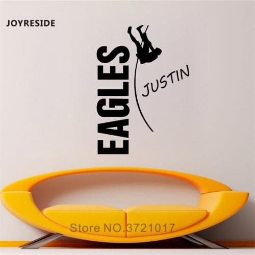 Personalized Name Wall Sticker Climbing Sport Streme Sport Wall Decor Livingroom Playroom Art Decoration Cool Wall Decals M445